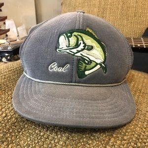 Coal Corduroy Bass Fish SnapBack